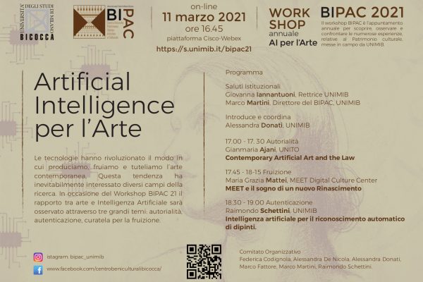 Workshop “Artificial Intelligence per l’Arte”